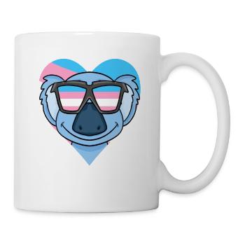 Transgender Transsexuell Koala Geschenk - Tasse - Weiß - Rechts