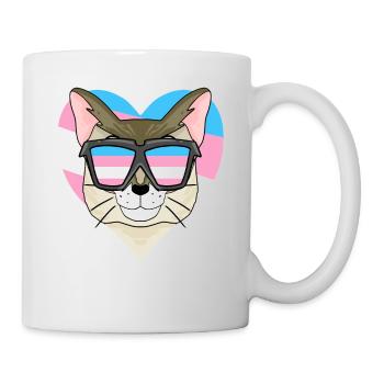 Transgenre Transsexuel Singaporea Cat Gift - Mug blanc - blanc - Droite