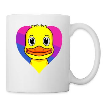Bisexuell Ente Geschenk - Tasse - Weiß - Rechts