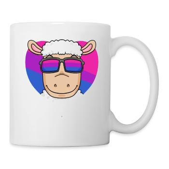 Bisexuell Schaf Geschenk - Tasse - Weiß - Rechts