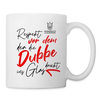 Winegod lustiger Spruch - Tasse - Weiß - Rechts