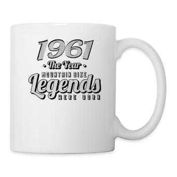 VTT-Mountainbiker 1961 Naissance Anniversaire VTT - Mug blanc - blanc - Droite