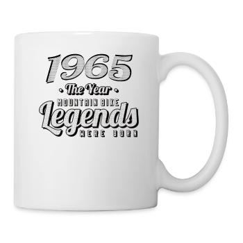 VTT-Mountainbiker 1965 Naissance Anniversaire VTT - Mug blanc - blanc - Droite