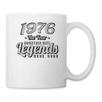 VTT-Mountainbiker 1976 Naissance Anniversaire VTT - Mug blanc - blanc - Droite
