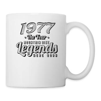 VTT-Mountainbiker 1977 Naissance Anniversaire VTT - Mug blanc - blanc - Droite