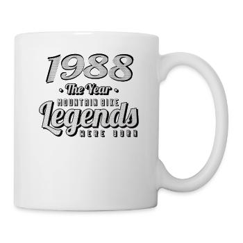 VTT-Mountainbiker 1988 Naissance Anniversaire VTT - Mug blanc - blanc - Droite