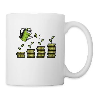 Flux de trésorerie Investisseurs Marché boursier Actionnaire Plantation - Mug blanc - blanc - Droite