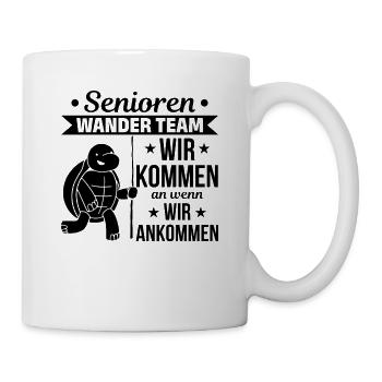 Pensionisten Wander Team Senioren Wander Team - Tasse - Weiß - Rechts