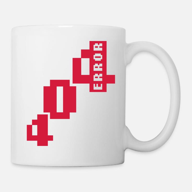 Erreur 404 Problème de connexion - Mug blanc - blanc