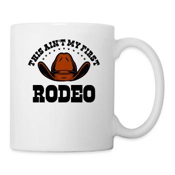 Rodéo Western Cowboy Wild West Retro Horse - Mug blanc - blanc - Droite