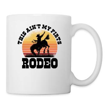 Rodéo Western Cowboy Wild West Retro Horse - Mug blanc - blanc - Droite