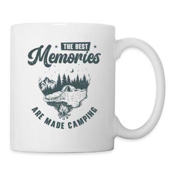 The Best Memories Are Made Camping - Mug - white - Right