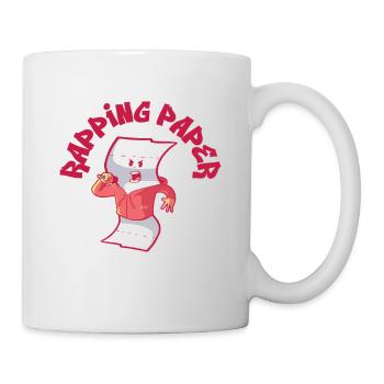 Music Rapping Musician Rapper Paper Songs - Mug - white - Right