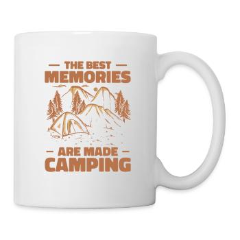 The Best Memories Are Made Camping - Mug - white - Right