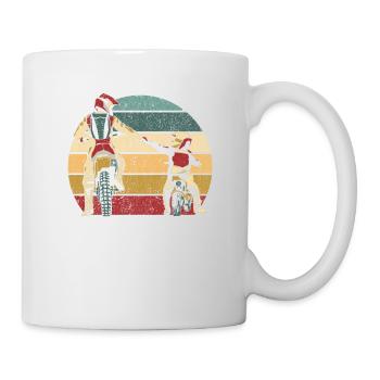 Cool Dad Dirt Bike Rider Motocross Vater Sohn Bike - Tasse - Weiß - Rechts