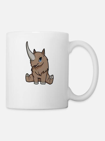 Kawaii Elasmotherium - Tasse - Weiß