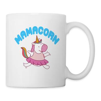 Mamacorn Best Mama Unicorn Cute T-Shirt Present - Tasse - Weiß - Rechts