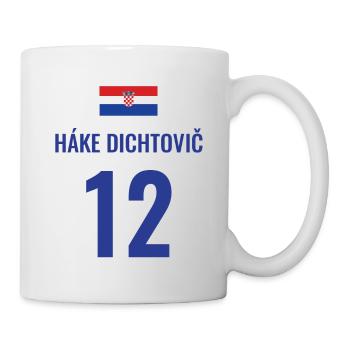 Fußball Sauf Trikot Kroatien Mallorca Party Gruppe - Tasse - Weiß - Rechts
