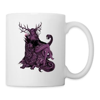 Viking Goddess of the Dead Hel - Mug - white - Right