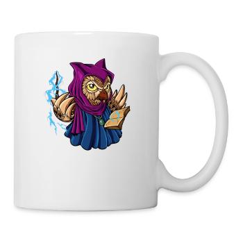 Wizard and magician - magical owl - Mug - white - Right
