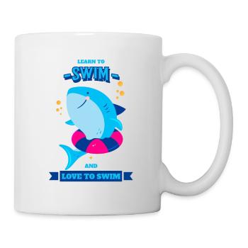Schwimmen Lernen Learn To Swim And Love To Swim - Mug - white - Right
