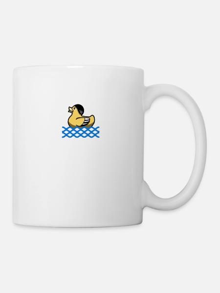 Schwimmen Spruch Lustig Ein Leben ohne Schwimmen - Tasse - Weiß