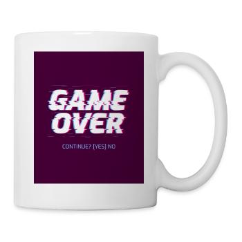 Game Over - Gaming - Tasse - Weiß - Rechts
