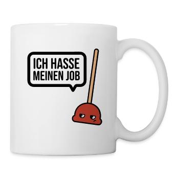 Bürohumor Büroleben Geschenkideen - Tasse - Weiß - Rechts