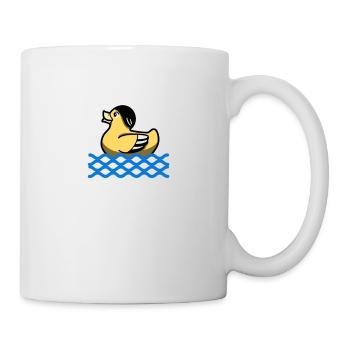 Schwimmen Spruch Lustig I'd Rather Be Swimming - Tasse - Weiß - Rechts