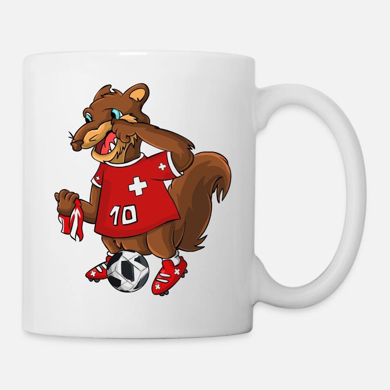 Loup suisse - Mug blanc - blanc