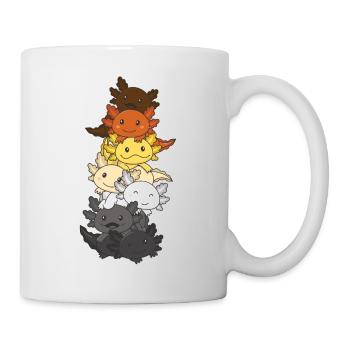 Bear Brotherhood Flag Pride LGBTQ Axolotl - Mug - white - Right
