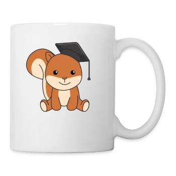 Kindergarten nailed it Eichhörnchen Graduation - Tasse - Weiß - Rechts