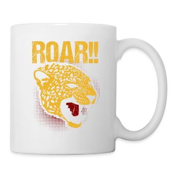 Gebrüll-Gepard - Tasse - Weiß - Rechts