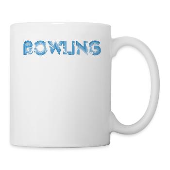 Bowling frau - Tasse - Weiß - Rechts