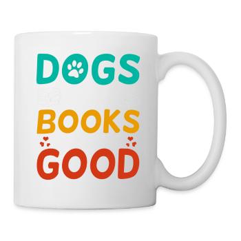 Book Is Good Cat Makes It Better | - Mug blanc - blanc - Droite