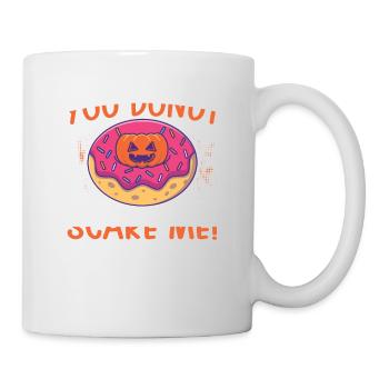 She Donut Scare Me Kindergarten travail | Beignet - Mug blanc - blanc - Droite
