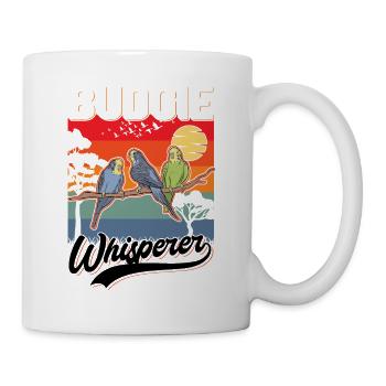 Budgerigar Whisperer Perruche Whisperer Welli - Mug blanc - blanc - Droite