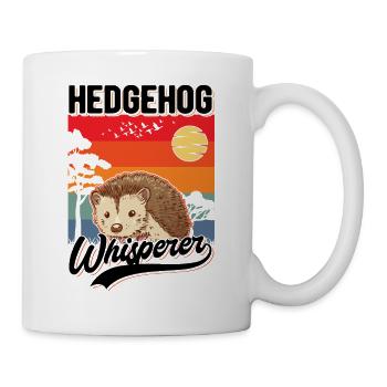 Igel Flüsterer Hedgehog Whisperer - Mug - white - Right
