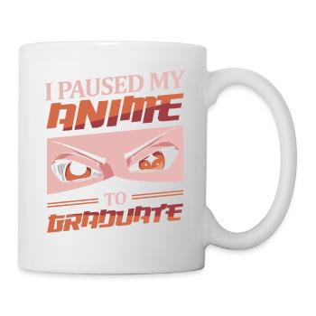 J’ai mis en pause mon anime pour obtenir mon diplôme | Anime Lover | - Mug blanc - blanc - Droite
