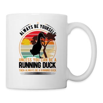 Indien Running Gift Runner Canard - Mug blanc - blanc - Droite