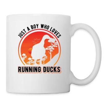Indien Running Young Bottle Duck - Mug blanc - blanc - Droite