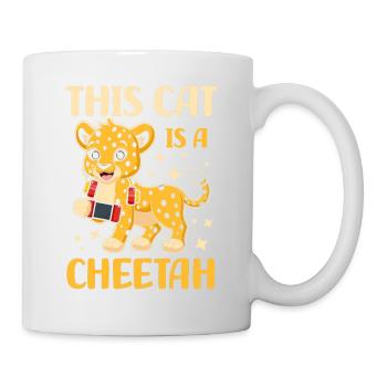 Ce chat est un | guépard Amateurs d’anime | - Mug blanc - blanc - Droite
