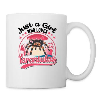 Tarantel Mädchen Tarantula Fille - Mug blanc - blanc - Droite