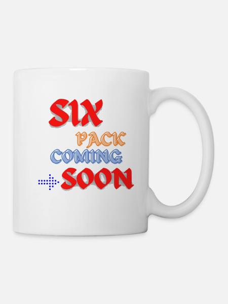 Six Pack Coming Soon 34 - Tasse - Weiß