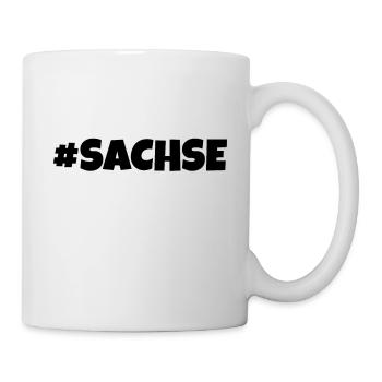 Sachsen meine Heimat - Tasse - Weiß - Rechts