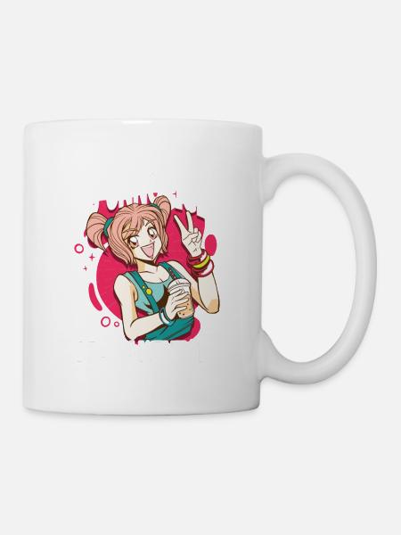 Anime Spruch Weeb Otaku - Tasse - Weiß