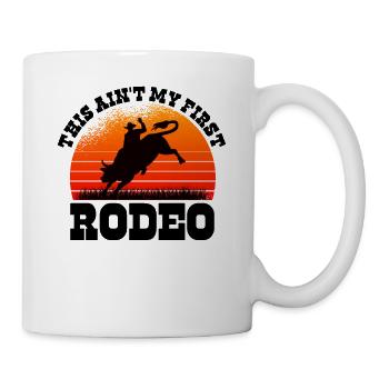 Rodéo Western Cowboy Wild West Retro Horse - Mug blanc - blanc - Droite