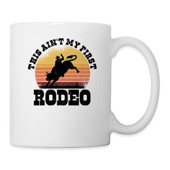 Rodéo Western Cowboy Wild West Retro Horse - Mug blanc - blanc - Droite