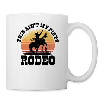 Rodéo Western Cowboy Wild West Retro Horse - Mug blanc - blanc - Droite