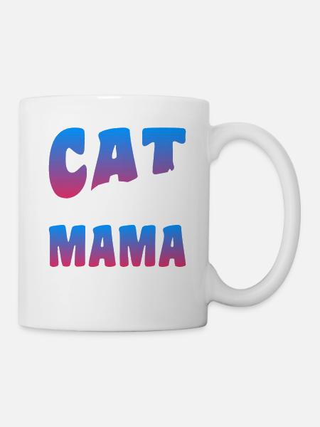 Katzentag - Tasse - Weiß